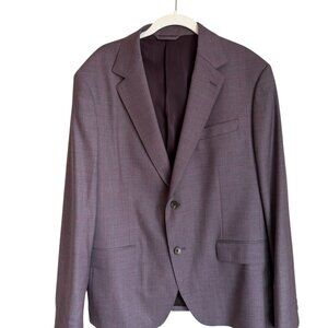 Bonobos Athletic maroon suit blazer wool jacket 42S Nearly new